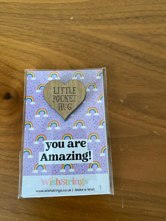 Z. Little Pocket Hug - You are Amazing!